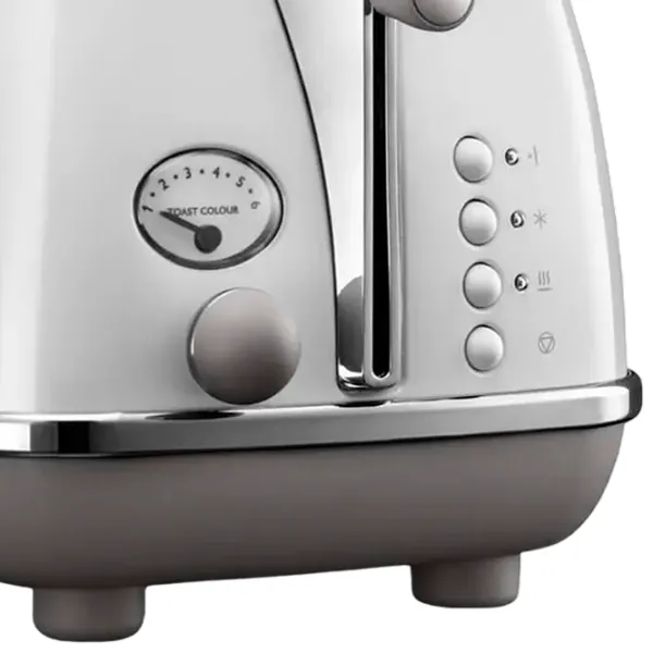 Тостер DeLonghi CTOC 2103 W Механико-электронный / 900 Вт / Белый photo 3