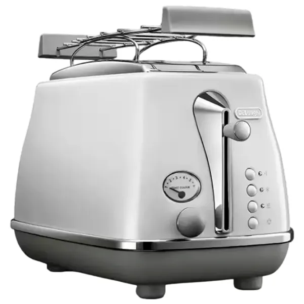 Тостер DeLonghi CTOC 2103 W Механико-электронный / 900 Вт / Белый photo 5