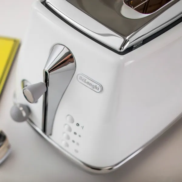Тостер DeLonghi CTOC 2103 W Механико-электронный / 900 Вт / Белый photo 6