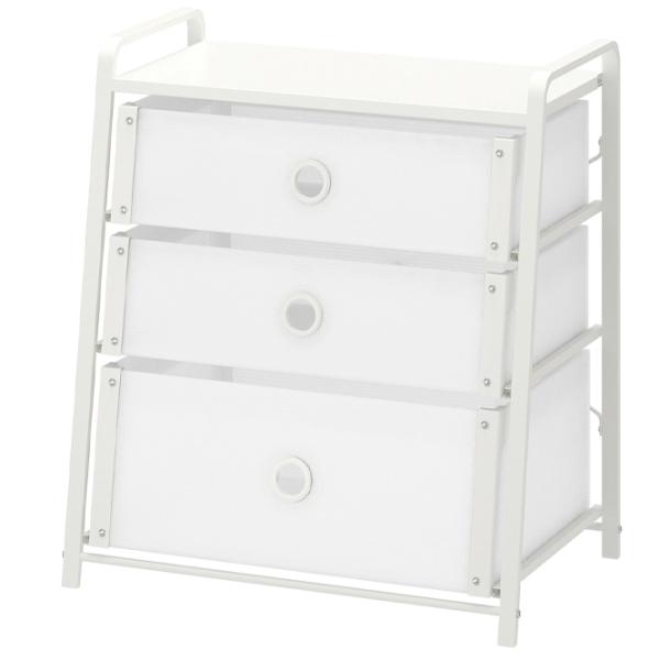 Comodă Ikea Lote 62 x 55 x 36 / Plastic / Alb photo 1