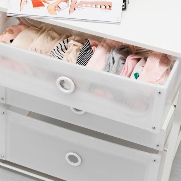 Comodă Ikea Lote 62 x 55 x 36 / Plastic / Alb photo 2