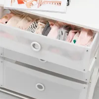 Comodă Ikea Lote 62 x 55 x 36 / Plastic / Alb photo 2