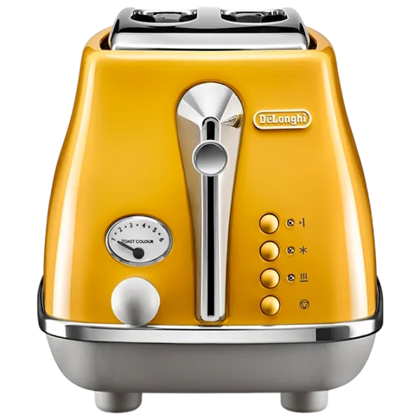 Тостер DeLonghi CTOC 2103 Y Механико-электронный / 900 Вт / Желтый photo 1