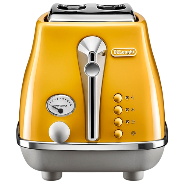 Тостер DeLonghi CTOC 2103 Y Механико-электронный / 900 Вт / Желтый photo 1