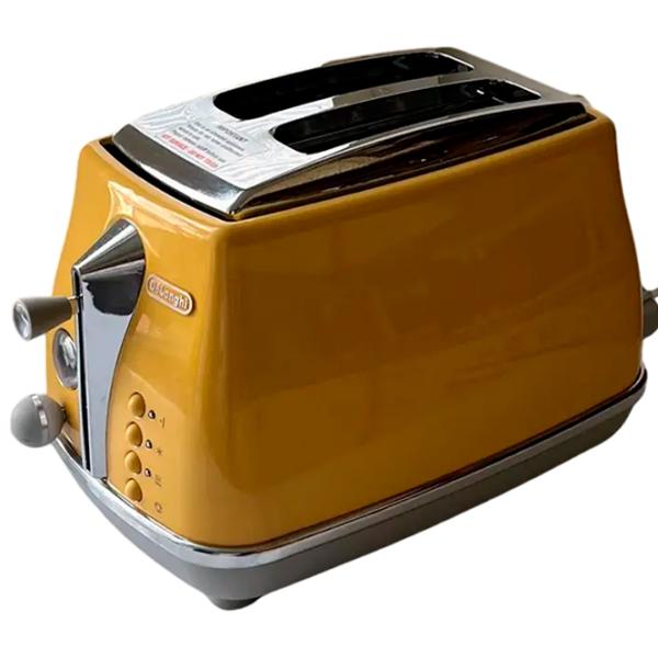 Тостер DeLonghi CTOC 2103 Y Механико-электронный / 900 Вт / Желтый photo 4