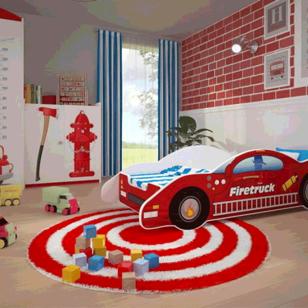 Set de mobilă pentru copii Happy Babies FireFighter 20 White Red / unisex photo 3 Set de mobilă pentru copii Happy Babies FireFighter 20 White Red / unisex photo 3