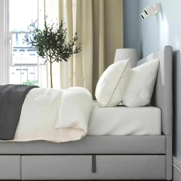 Кровать Ikea Gladstad 4 140 x 200 см / Шпон / Серый photo 3