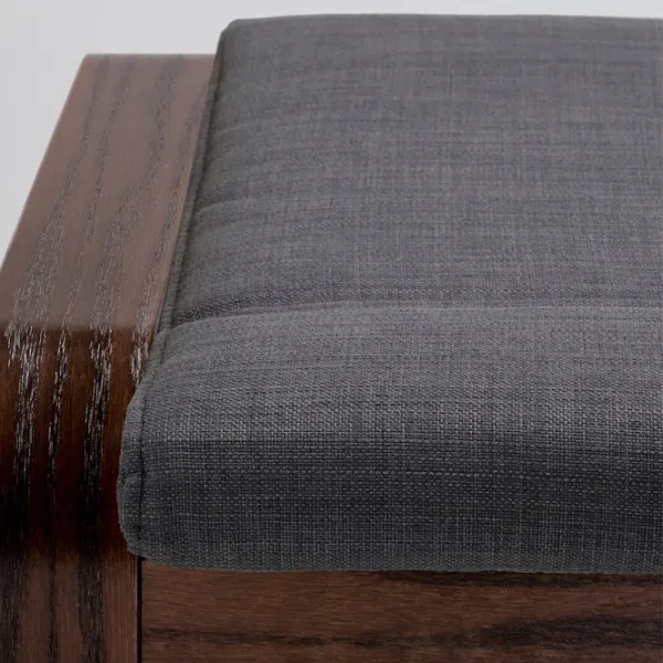 Fotoliu moale Ikea Poang Dark Gray / Stofă  photo 2