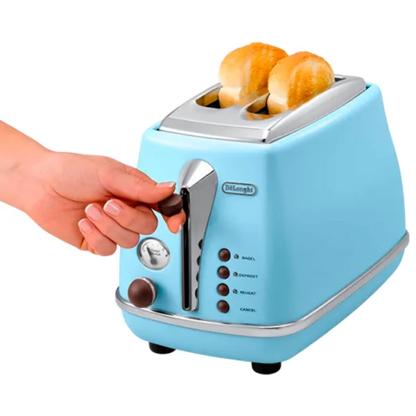 Toster DeLonghi CTOV 2103 AZ Mecanic / 900 W / Sky Blue photo 4