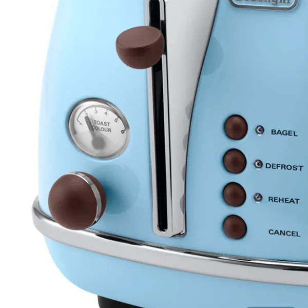 Toster DeLonghi CTOV 2103 AZ Mecanic / 900 W / Sky Blue photo 5