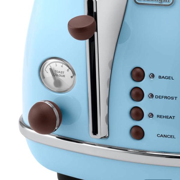 Toster DeLonghi CTOV 2103 AZ Mecanic / 900 W / Sky Blue photo 5