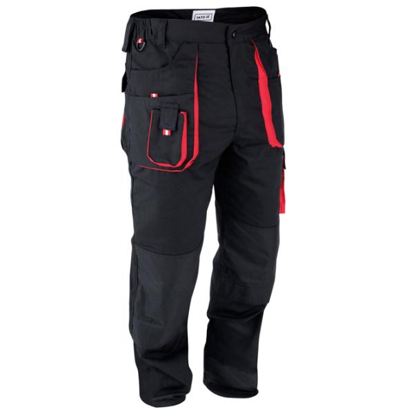 Pantaloni de lucru pentru bărbați Yato YT8027 48 - 50 / Black photo 1 Pantaloni de lucru pentru bărbați Yato YT8027 48 - 50 / Black photo 1