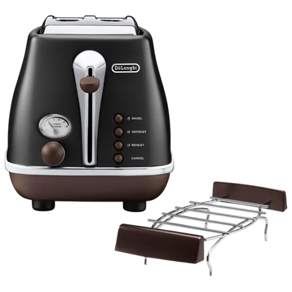 Toster DeLonghi CTOV 2103 BK Mecanic / 900 W / Black photo 2