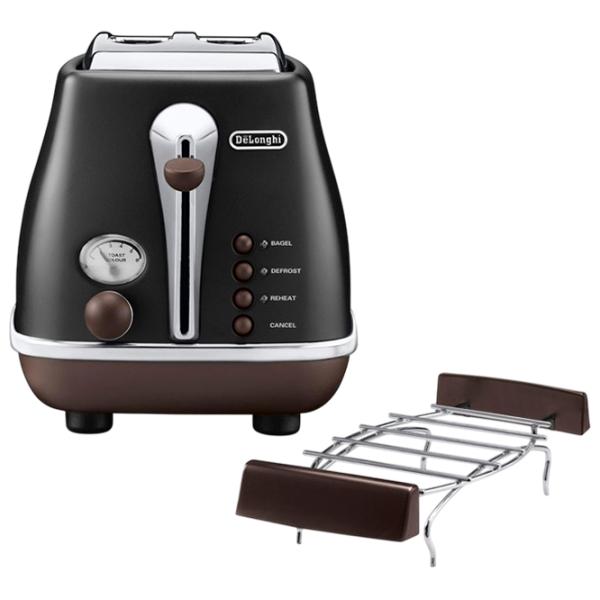 Toster DeLonghi CTOV 2103 BK Mecanic / 900 W / Black photo 2
