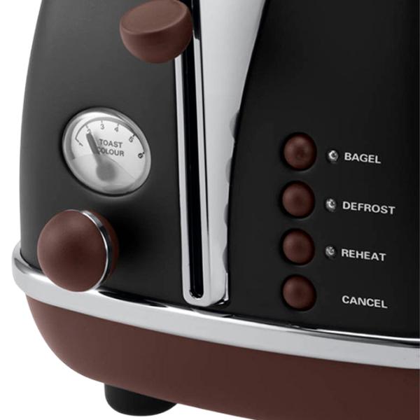 Toster DeLonghi CTOV 2103 BK Mecanic / 900 W / Black photo 4