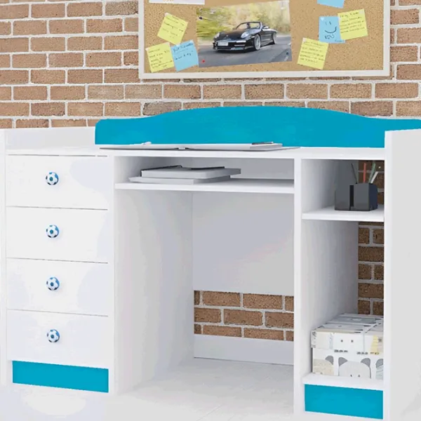 Set de mobilă pentru copii Happy Babies Mix 40 White Blue / unisex photo 20 Set de mobilă pentru copii Happy Babies Mix 40 White Blue / unisex photo 20