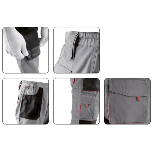 Pantaloni de lucru pentru bărbați Yato YT80289 64 - 66 / Gray photo 2