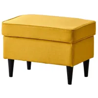 Пуф Ikea Strandmon Желтый / Ткань 