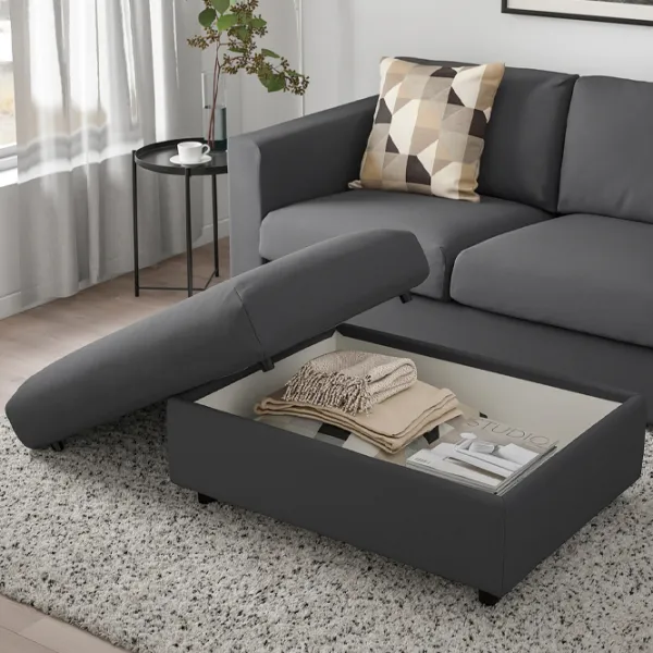 Fotoliu moale Ikea Vimle Gray / Stofă  photo 3