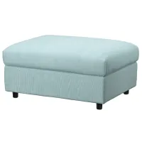 Пуф Ikea Vimle Саксемара Голубой / Ткань 