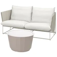 Набор садовой мебели Ikea Havsten/Lagaskar  Металл / Пластик / / Бежевый