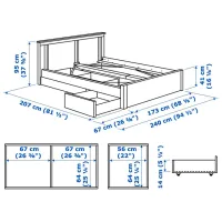 Pat Ikea Songesand/Luroy 2 160 x 200 cm / Furnir / White photo 8