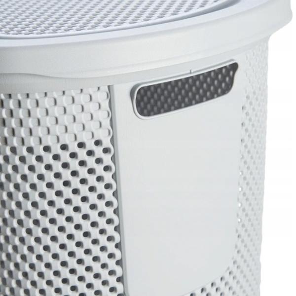 Coș pentru rufe Keeeper Arne 58l / Plastic / Grey Nordic photo 4