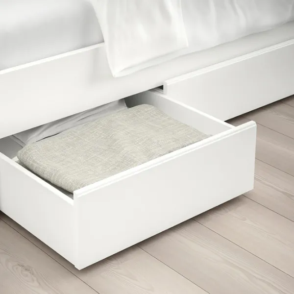 Кровать Ikea Songesand 4 160 x 200 см / Шпон / Белый photo 5