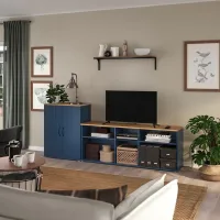 Тумба под телевизор Ikea Skruvby 90 x 226 x 38см / ДСП photo 2