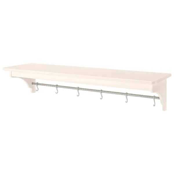 Полка Ikea Tornviken Сталь / Белый photo 1