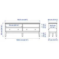 Comodă TV Ikea Idanas 63 x 162 x 40 / PAL photo 6
