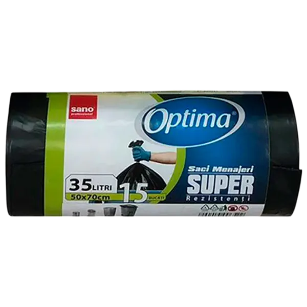 Мешки для мусора Sano Optima Количество в наборе - 15 photo 1
