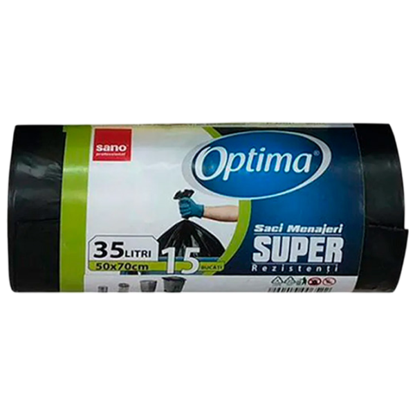 Мешки для мусора Sano Optima Количество в наборе - 15 photo 1