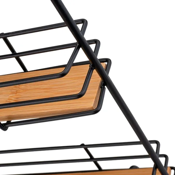 Полка Tadar Bamboo Shelves Металл / Бамбук photo 2