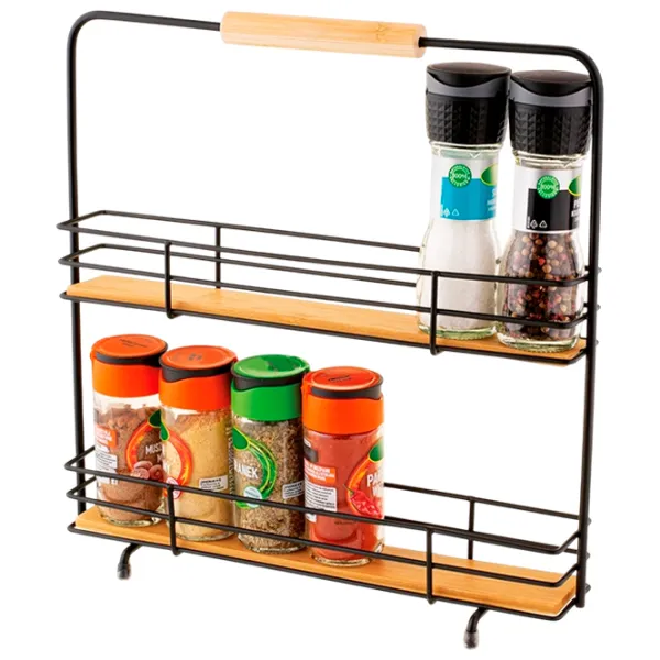 Полка Tadar Bamboo Shelves Металл / Бамбук photo 4