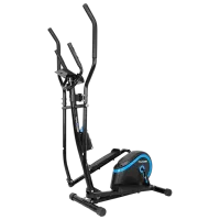 Эллиптический тренажер Thunder Flash Привод: Задний / 110 кг / Черный
