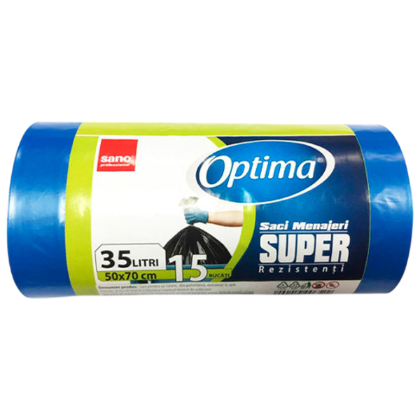 Мешки для мусора Sano Optima Количество в наборе - 15 photo 1