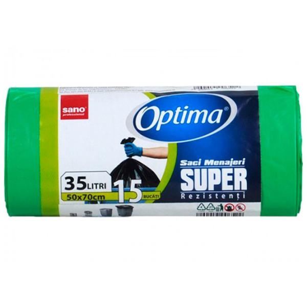 Мешки для мусора Sano Optima Количество в наборе - 15 photo 1