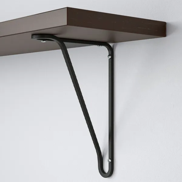 Полка Ikea Bergshult/Forlaggare ДСП / Черный-коричневый photo 4 Полка Ikea Bergshult/Forlaggare ДСП / Черный-коричневый photo 4