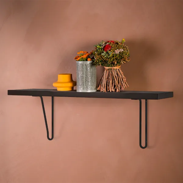 Полка Ikea Bergshult/Forlaggare ДСП / Черный-коричневый photo 5 Полка Ikea Bergshult/Forlaggare ДСП / Черный-коричневый photo 5