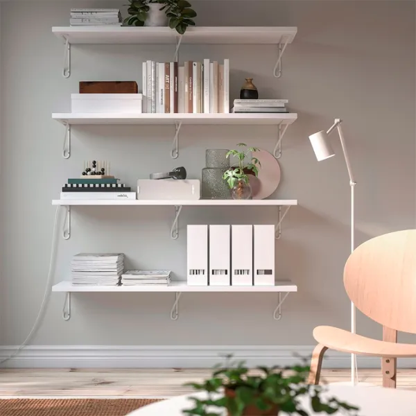 Полка Ikea Bergshult/Forlaggare ДСП / Белый photo 7 Полка Ikea Bergshult/Forlaggare ДСП / Белый photo 7