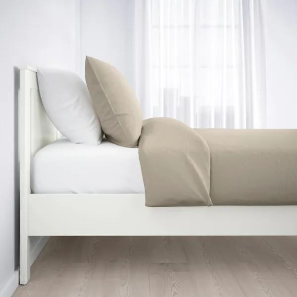 Кровать Ikea Songesand/Lindbaden 160 x 200 см / Шпон / Белый photo 4
