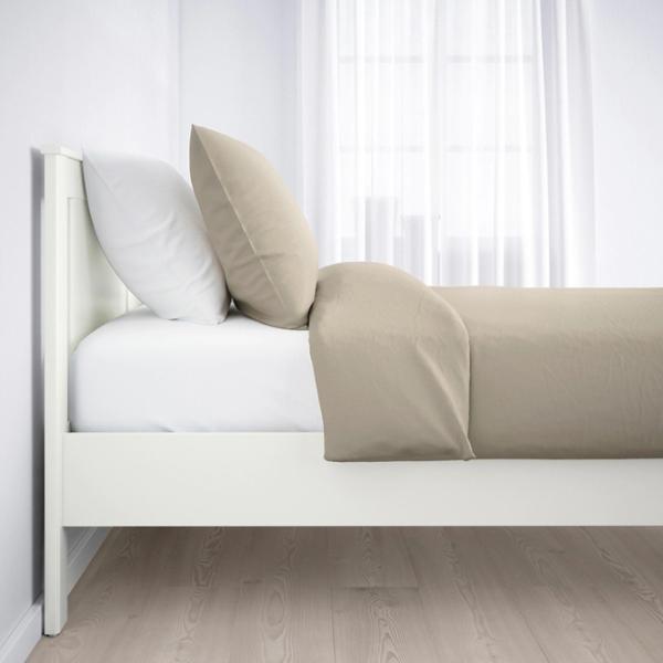 Кровать Ikea Songesand/Lindbaden 160 x 200 см / Шпон / Белый photo 4