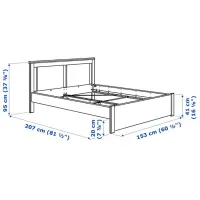 Pat Ikea Songesand/Lindbaden 140 x 200 cm / Furnir / White photo 7