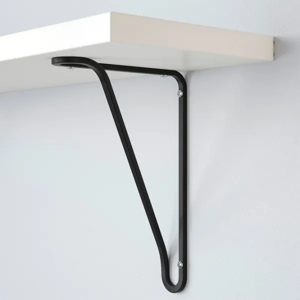 Полка Ikea Bergshult/Forlaggare ДСП / Белый-Чёрный photo 4 Полка Ikea Bergshult/Forlaggare ДСП / Белый-Чёрный photo 4