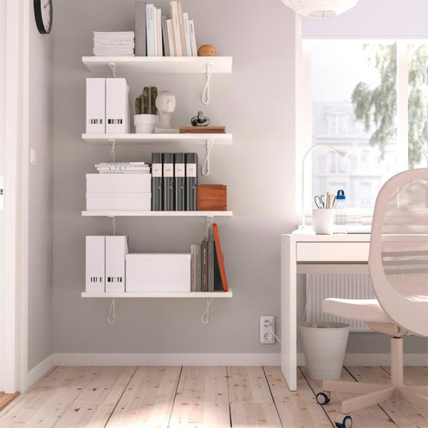 Полка Ikea Bergshult/Forlaggare ДСП / Белый photo 6 Полка Ikea Bergshult/Forlaggare ДСП / Белый photo 6