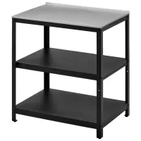 Insulă de bucătărie Ikea Grillskar Black / MDF
