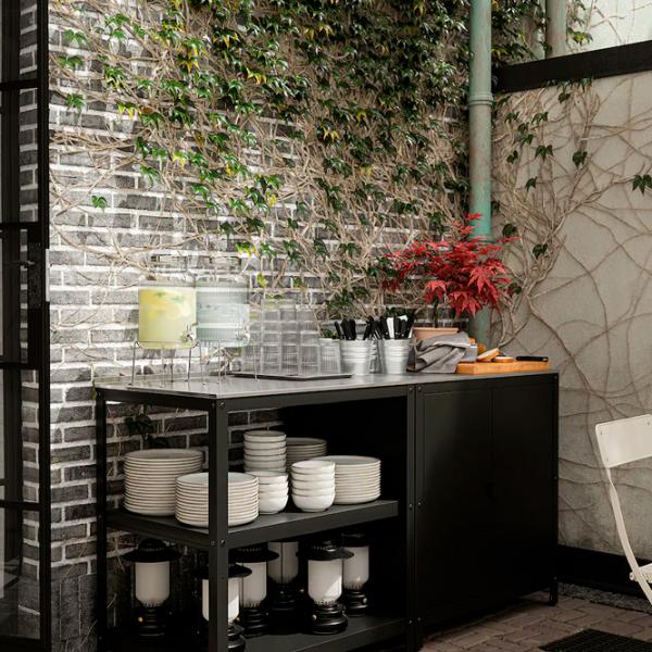 Insulă de bucătărie Ikea Grillskar Black / MDF photo 4 Insulă de bucătărie Ikea Grillskar Black / MDF photo 4