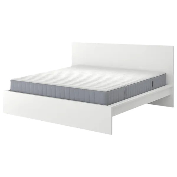 Кровать Ikea Malm/Valevag 140 x 200 см / Массив / Белый photo 1