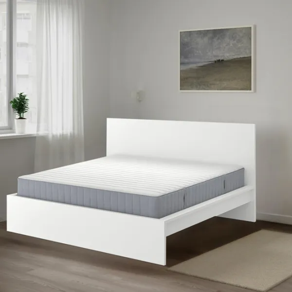 Кровать Ikea Malm/Valevag 140 x 200 см / Массив / Белый photo 7
